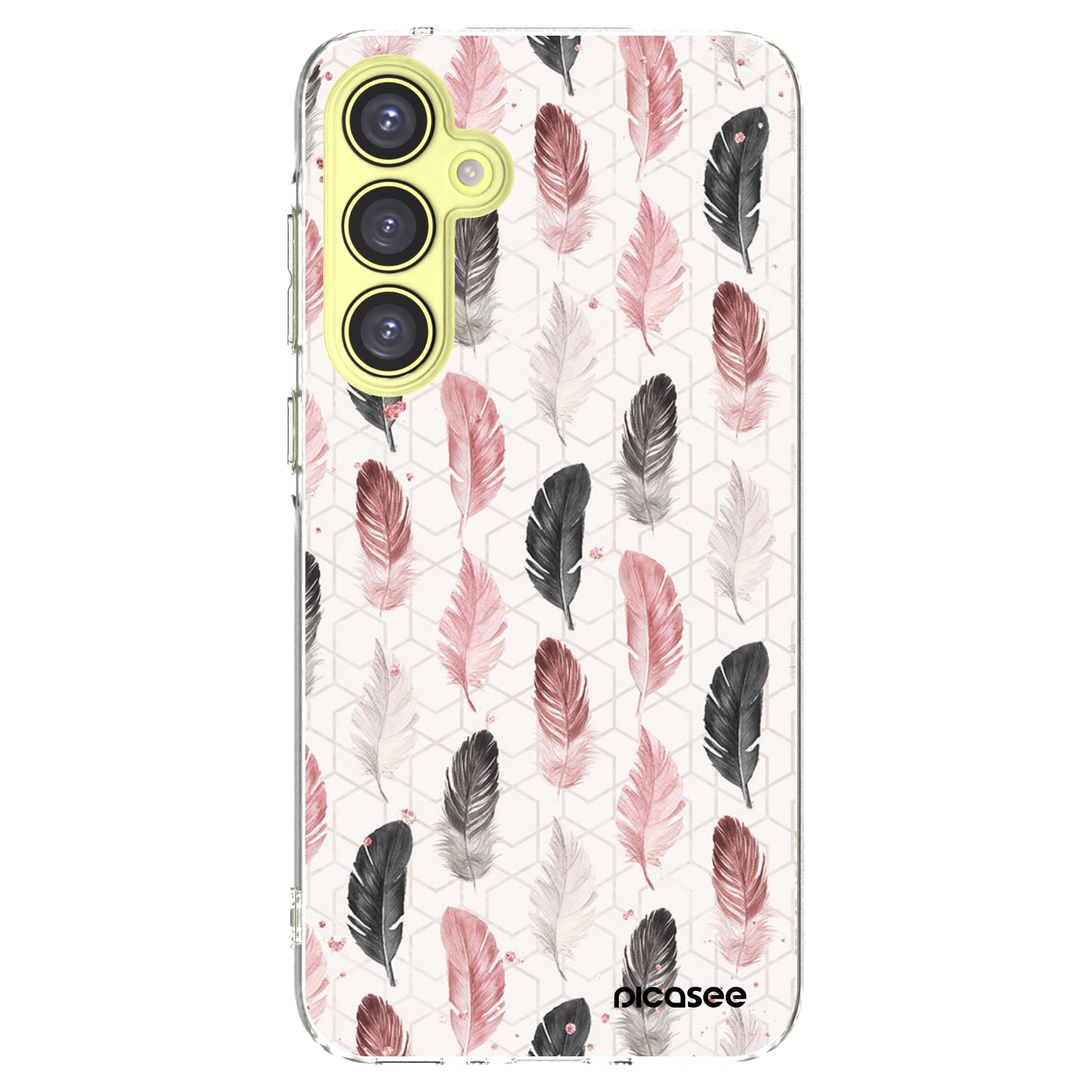 Picasee silikonska prozirna maskica za Samsung Galaxy A35 5G A356B - Feather 2