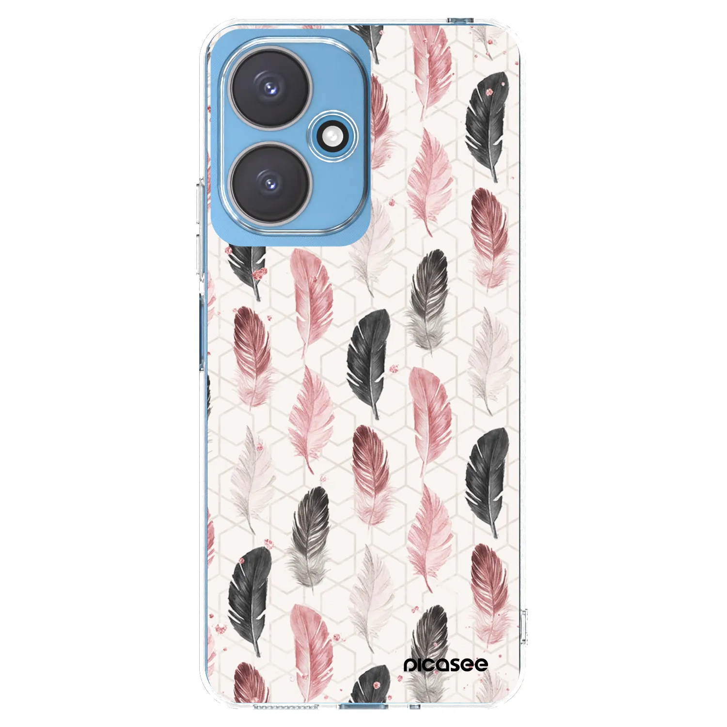 Picasee silikonska prozirna maskica za Xiaomi Redmi 13C 5G - Feather 2