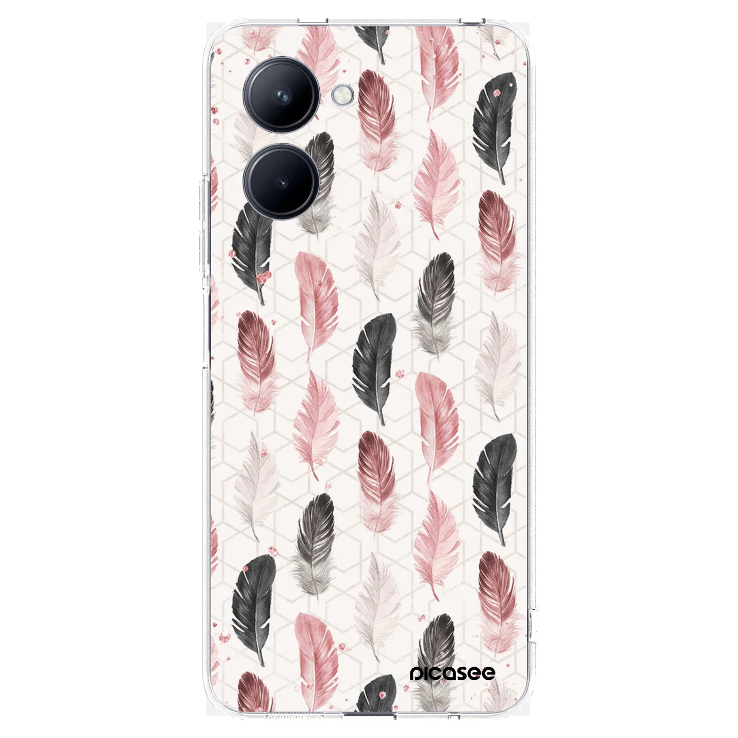 Picasee silikonska prozirna maskica za Realme C33 (2023) - Feather 2