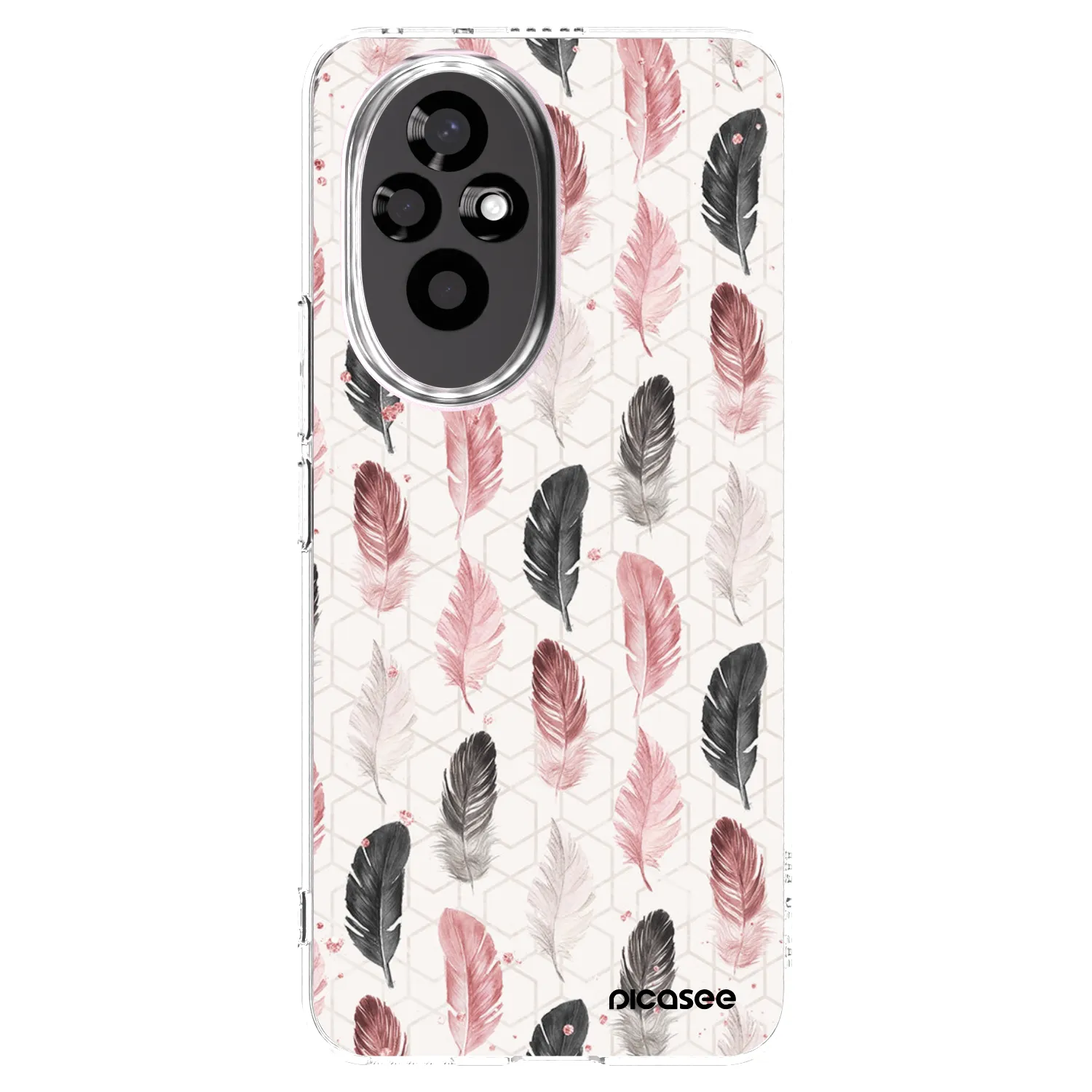 Picasee silikonska prozirna maskica za Honor 200 Pro 5G - Feather 2