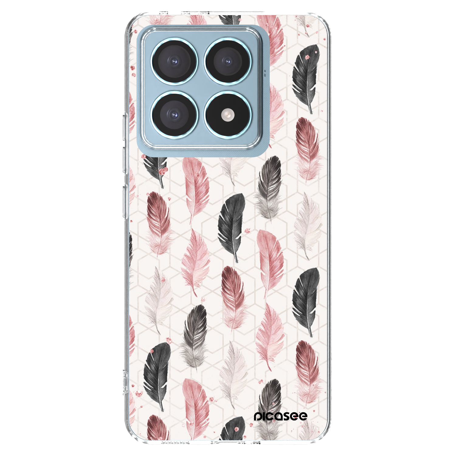 Picasee silikonska prozirna maskica za Xiaomi 14T Pro - Feather 2