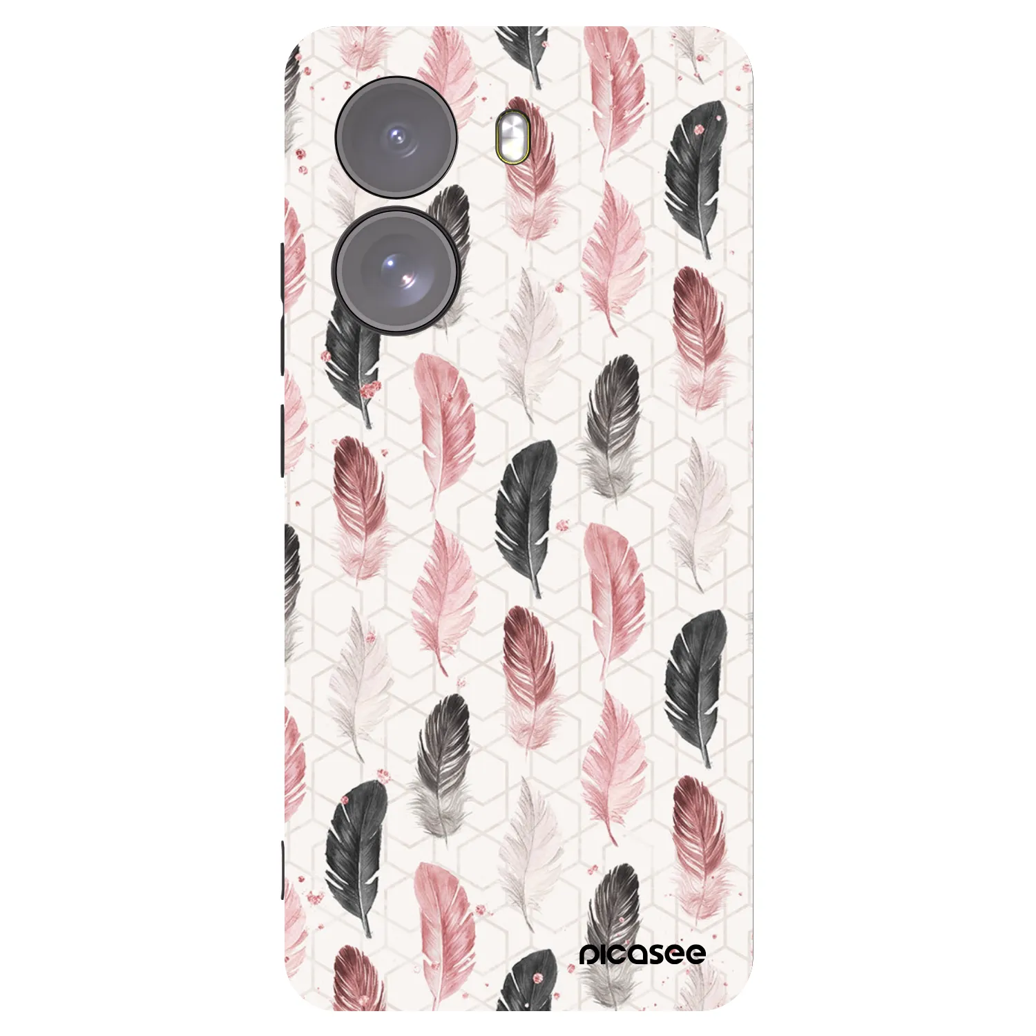 Picasee crna silikonska maskica za Xiaomi Poco X7 - Feather 2
