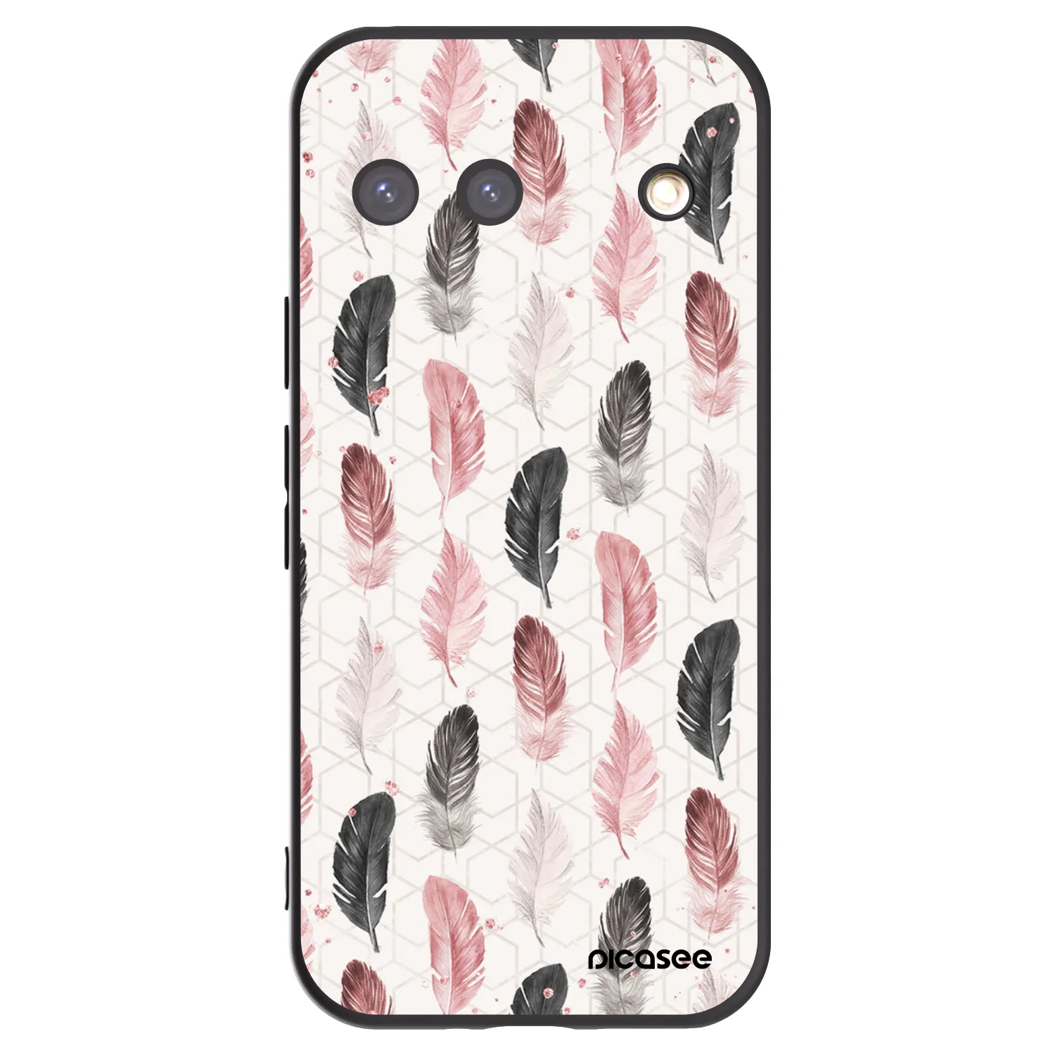 Picasee crna silikonska maskica za Google Pixel 9 - Feather 2