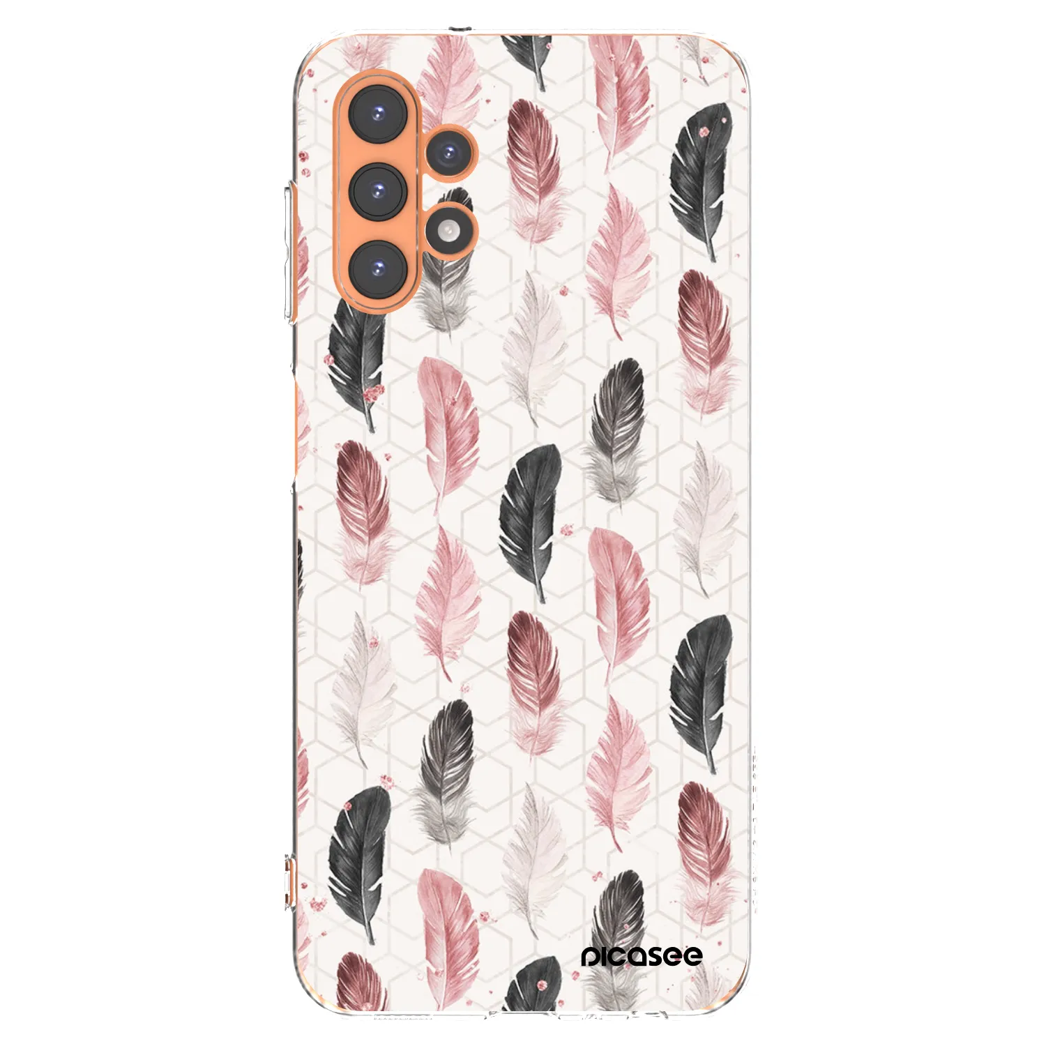 Picasee silikonska prozirna maskica za Samsung Galaxy A13 5G - Feather 2