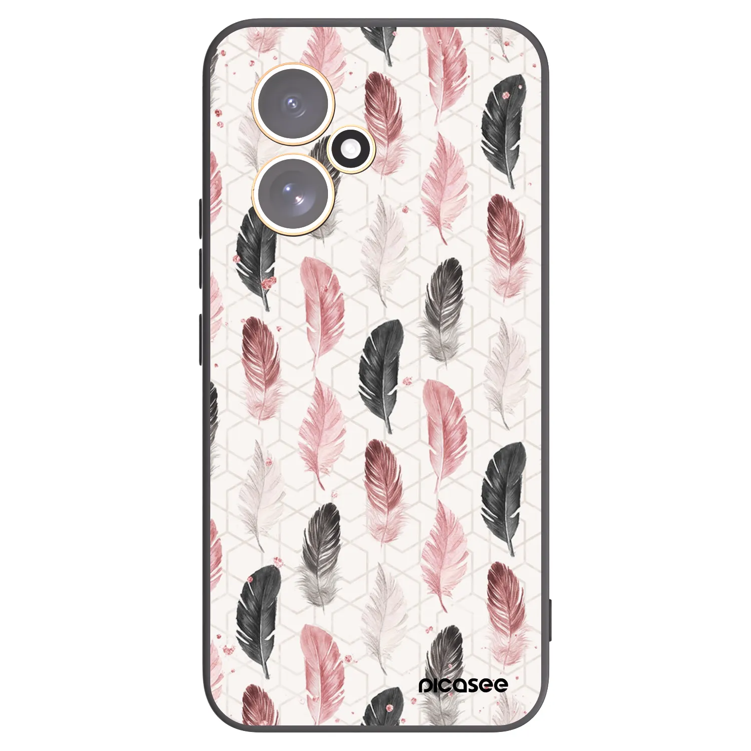 Picasee crna silikonska maskica za Honor 400 5G - Feather 2