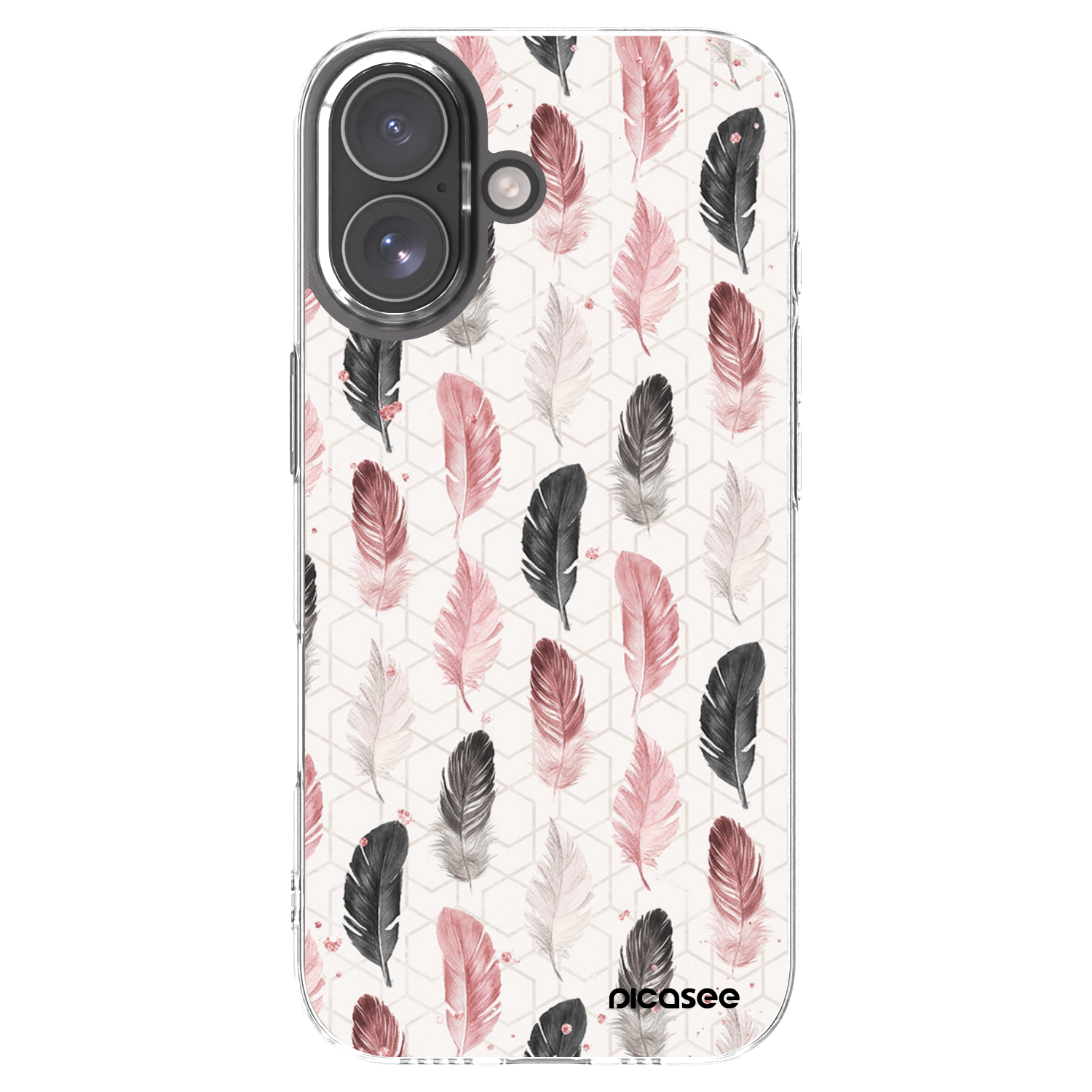 Picasee silikonska prozirna maskica za Apple iPhone 17 - Feather 2