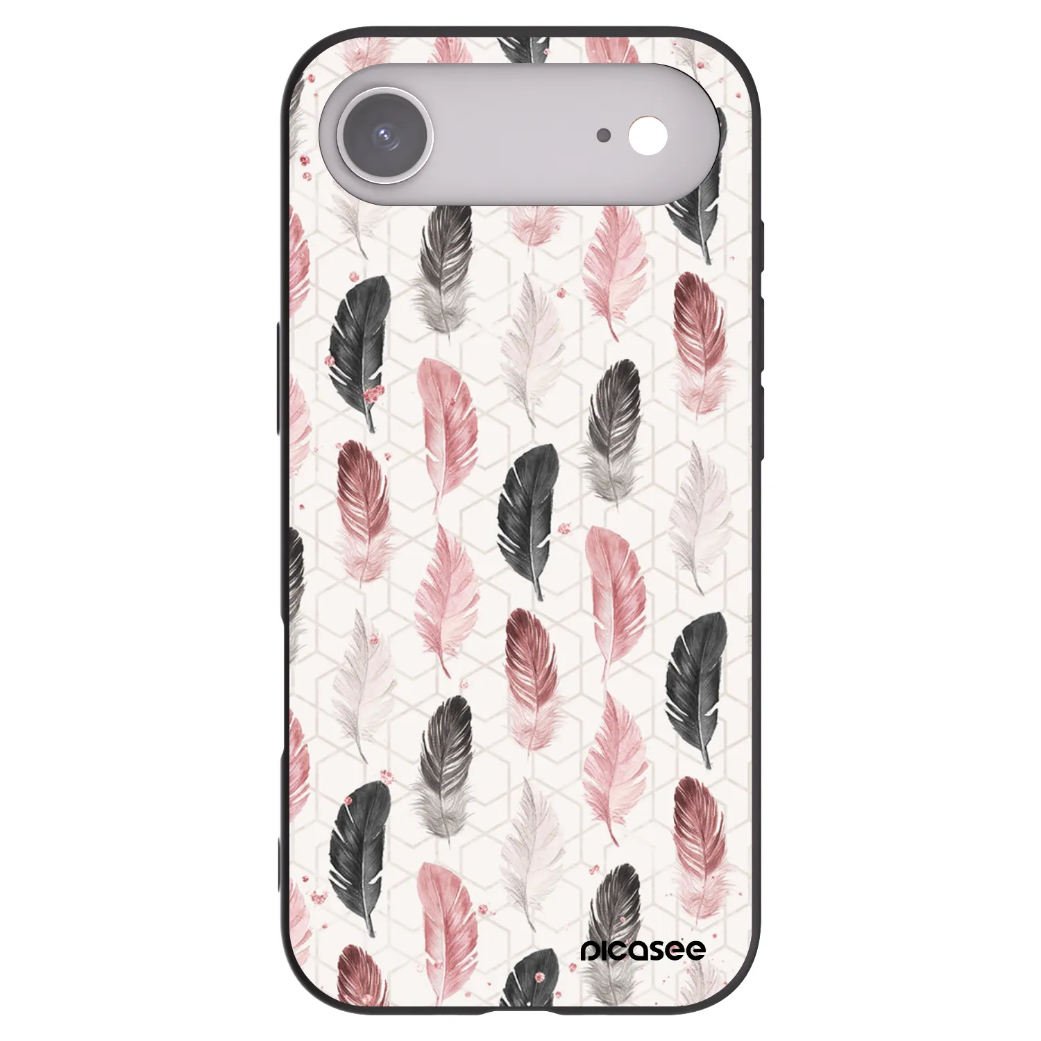 Picasee crna silikonska maskica za Apple iPhone Air - Feather 2