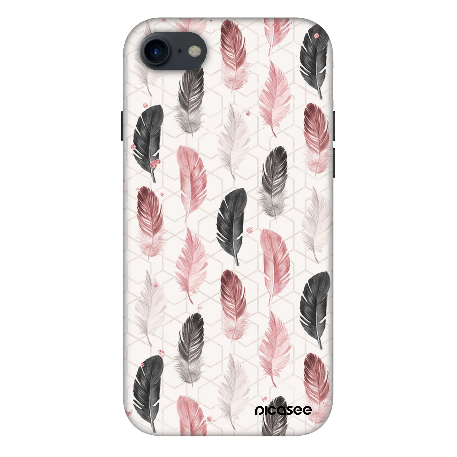 Picasee Fashion Case za Apple iPhone SE 2020 - Feather 2