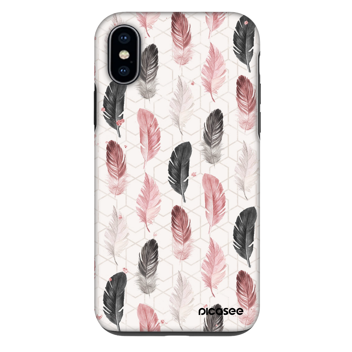 Picasee Fashion Case za Apple iPhone X/XS - Feather 2