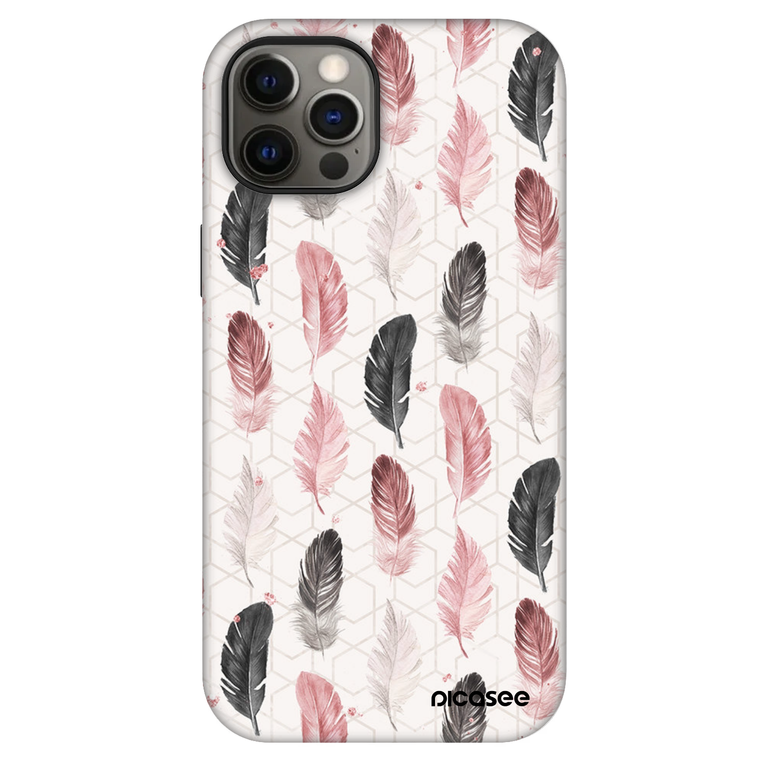 Picasee Fashion Case MagSafe za Apple iPhone 12 - Feather 2