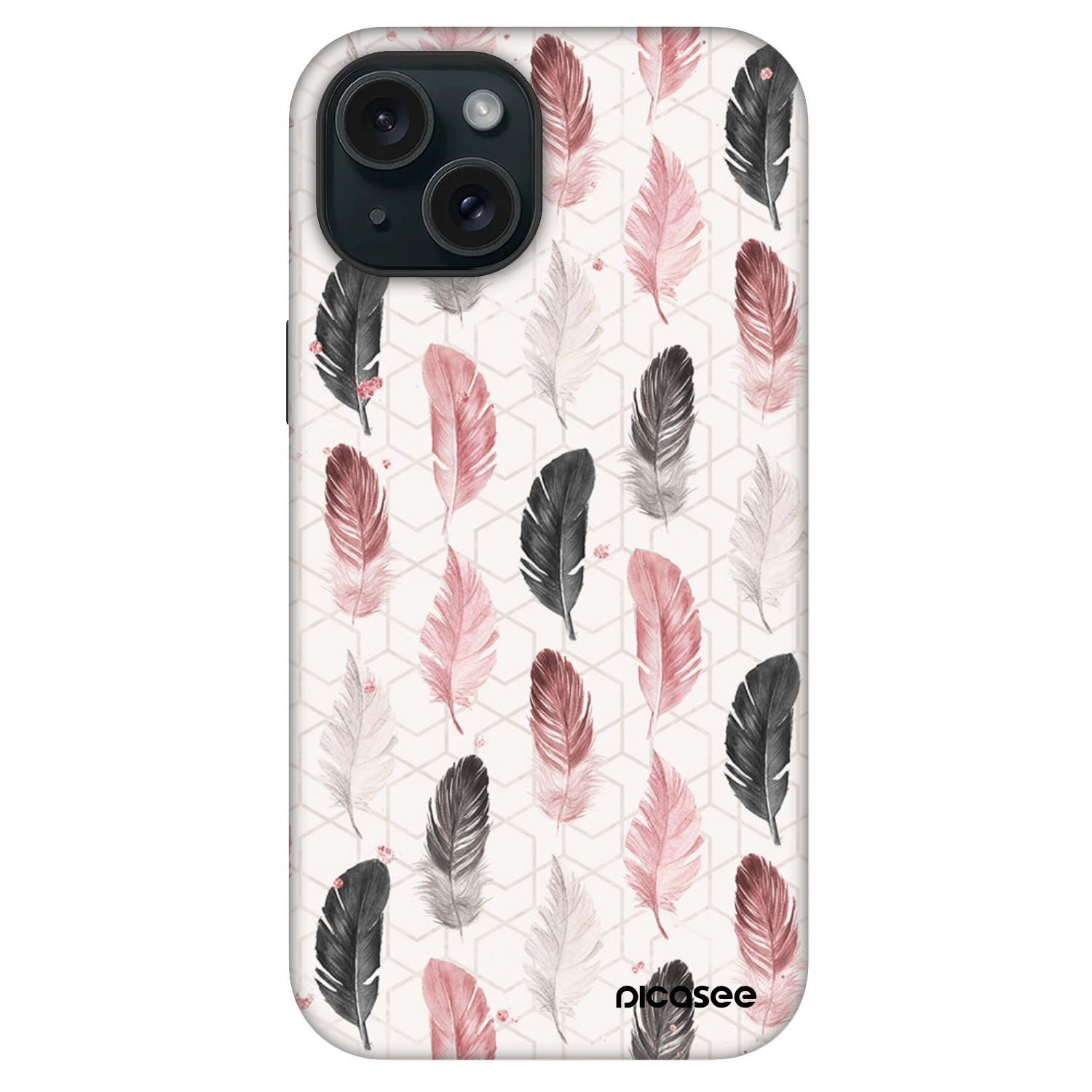 Picasee Fashion Case MagSafe za Apple iPhone 15 - Feather 2