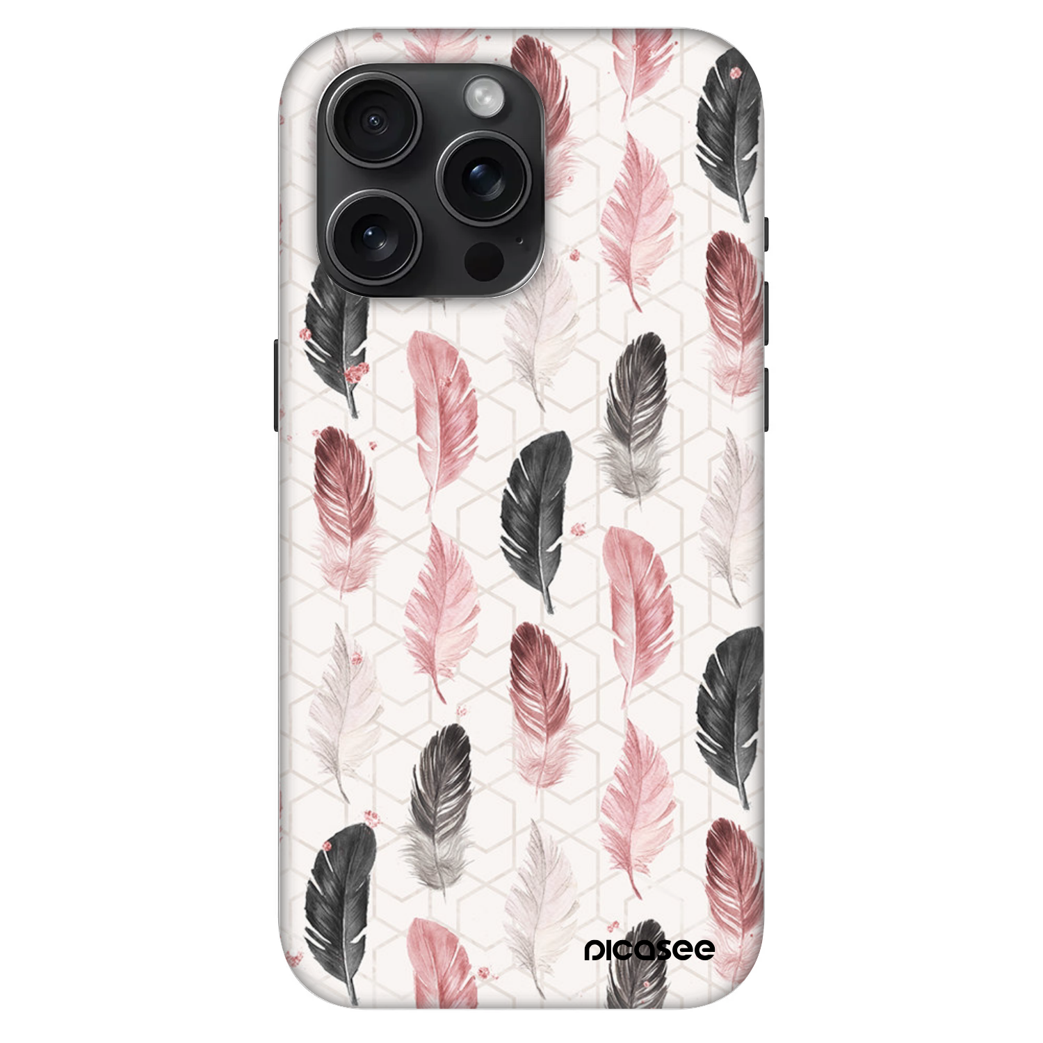 Picasee Fashion Case MagSafe za Apple iPhone 15 Pro Max - Feather 2