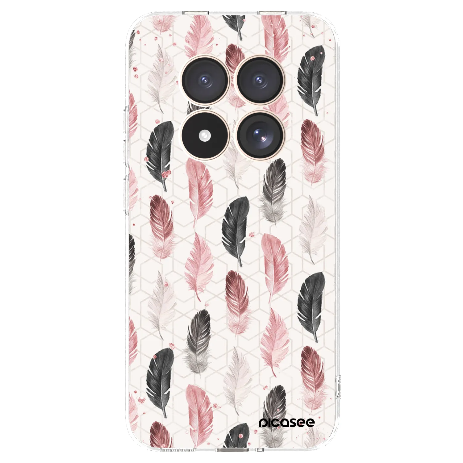 Picasee silikonska prozirna maskica za Xiaomi Redmi Note 15 Pro 4G - Feather 2