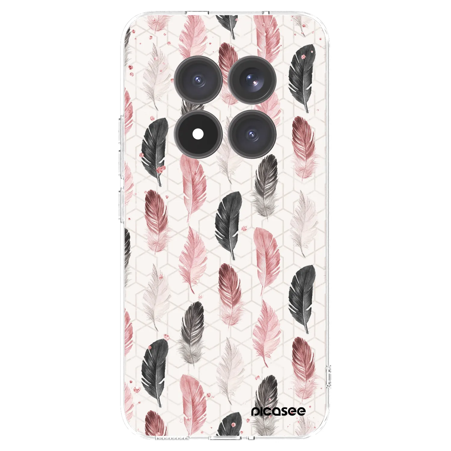 Picasee silikonska prozirna maskica za Xiaomi Redmi Note 15 Pro+ - Feather 2