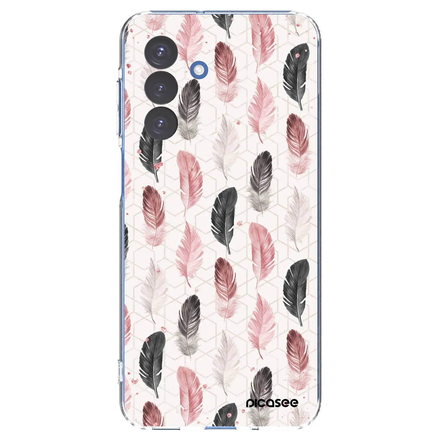 Picasee silikonska prozirna maskica za Samsung Galaxy A17 5G - Feather 2