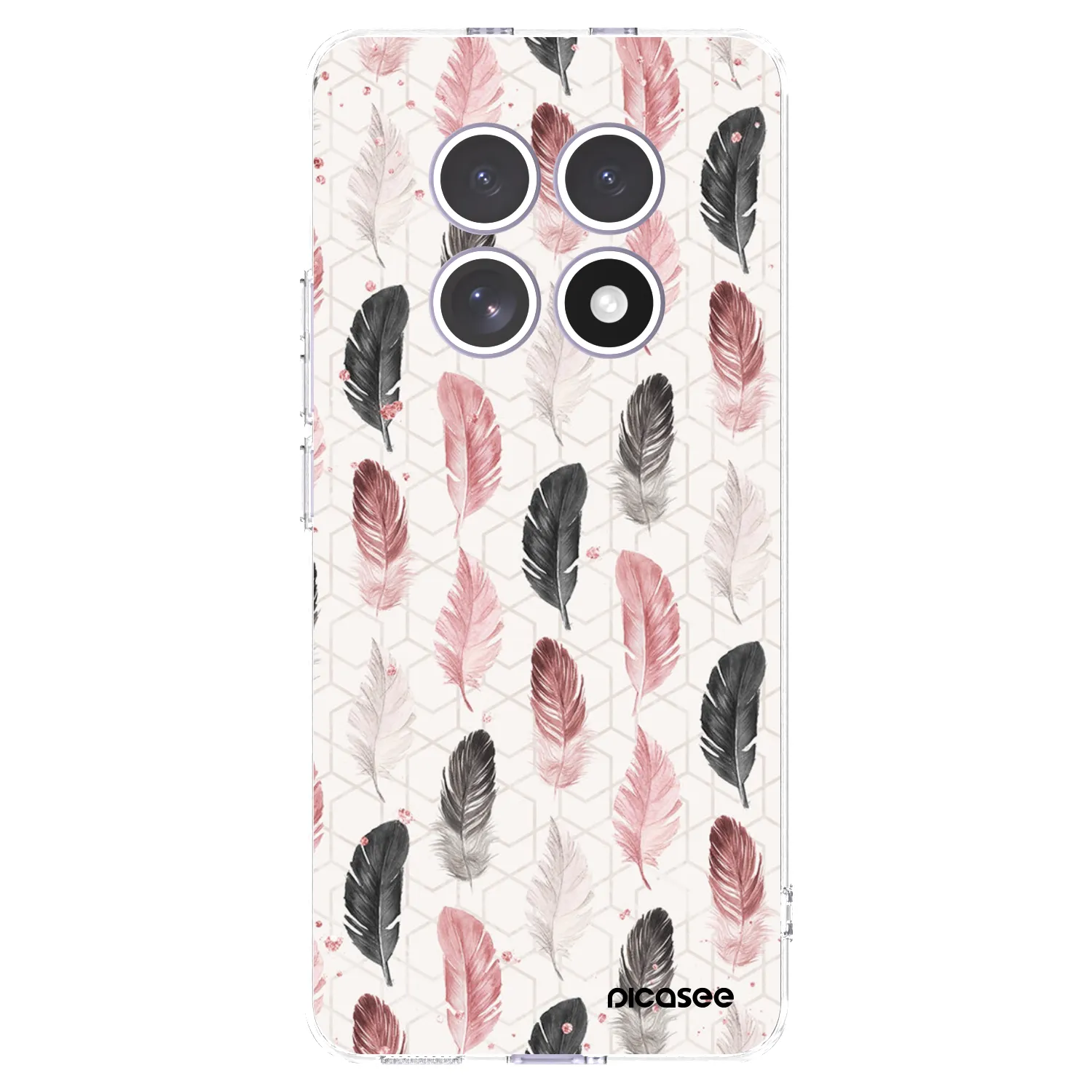 Picasee silikonska prozirna maskica za Xiaomi Redmi Note 15 - Feather 2