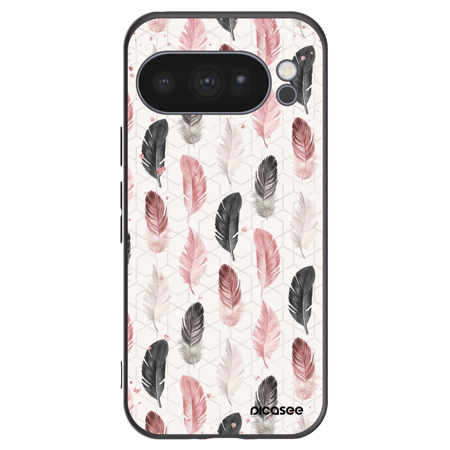 Picasee crna silikonska maskica za Google Pixel 10 Pro - Feather 2