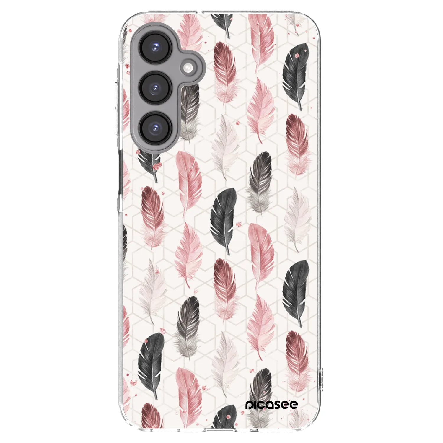 Picasee silikonska prozirna maskica za Samsung Galaxy A16 4G - Feather 2