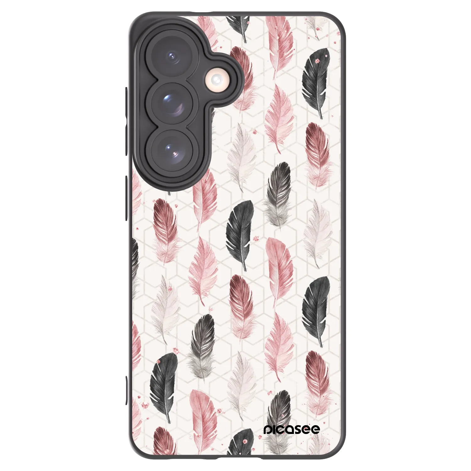 Picasee crna silikonska maskica za Samsung Galaxy S26 - Feather 2