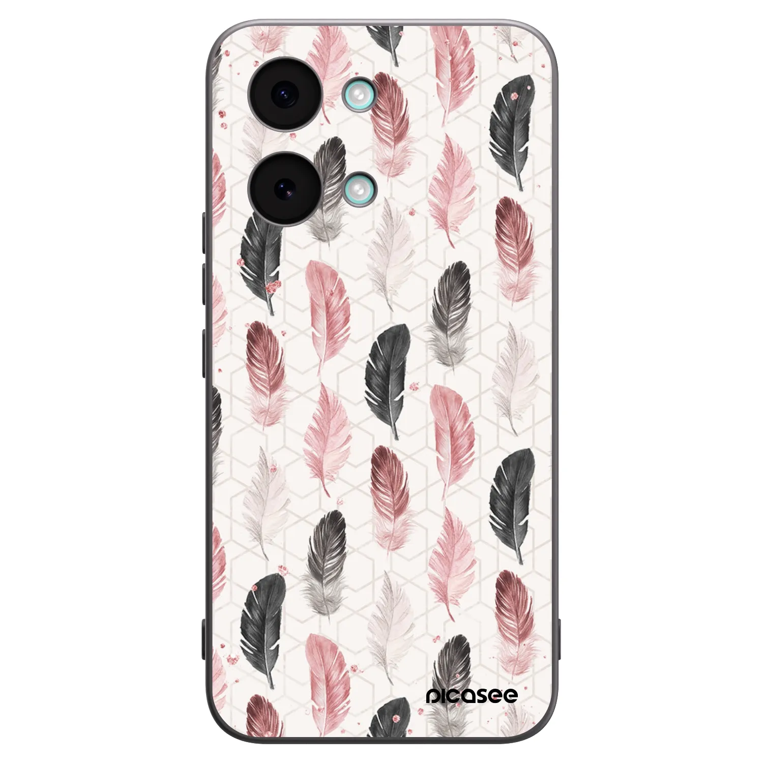 Picasee crna silikonska maskica za Xiaomi Poco X8 Pro Max - Feather 2