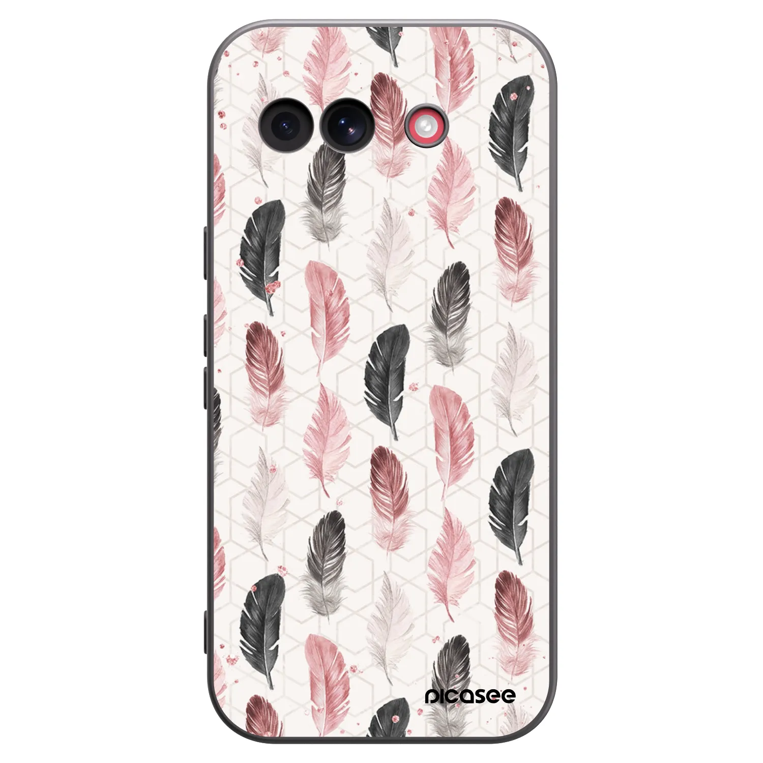 Picasee crna silikonska maskica za Google Pixel 10a - Feather 2