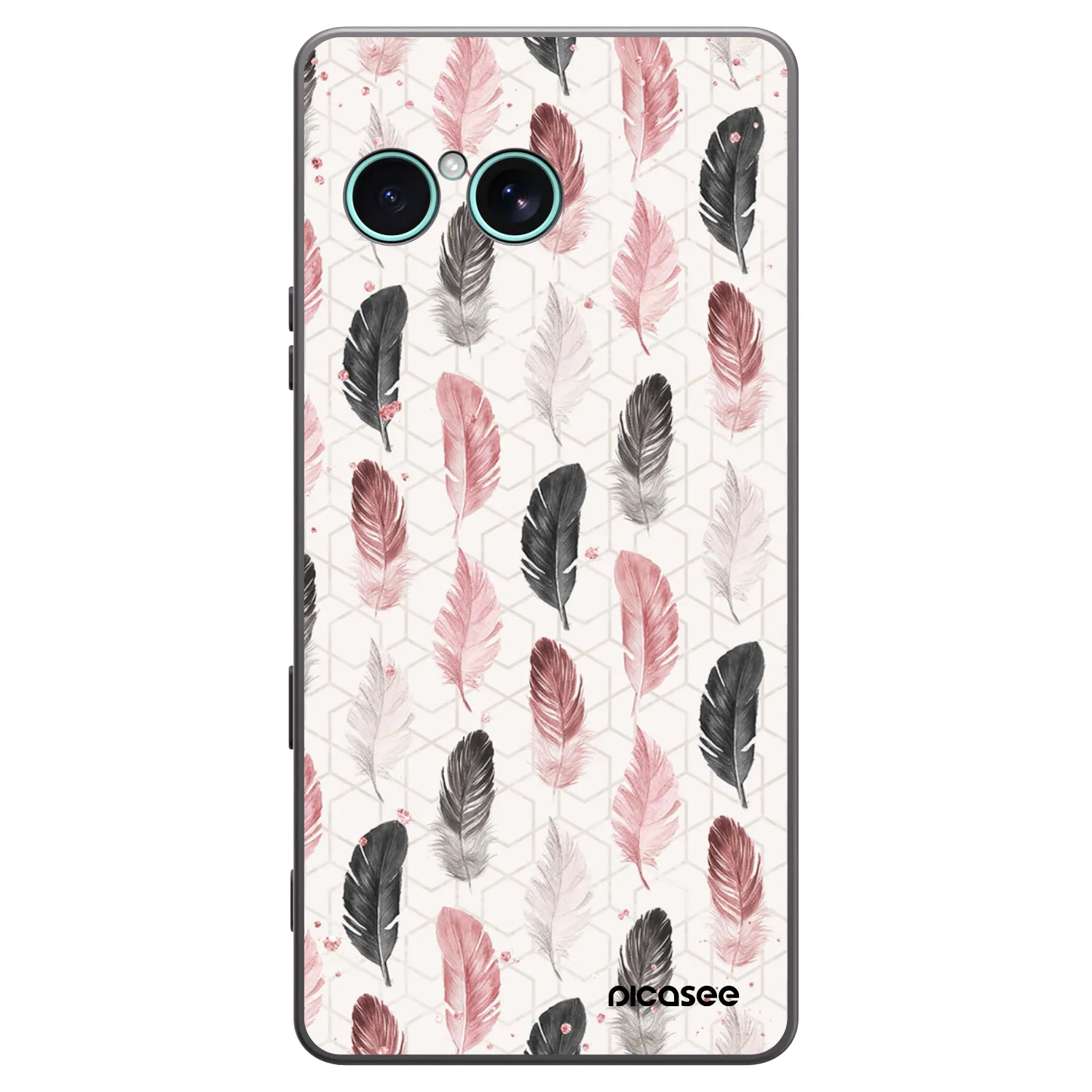 Picasee crna silikonska maskica za Sony Xperia 10 VII - Feather 2