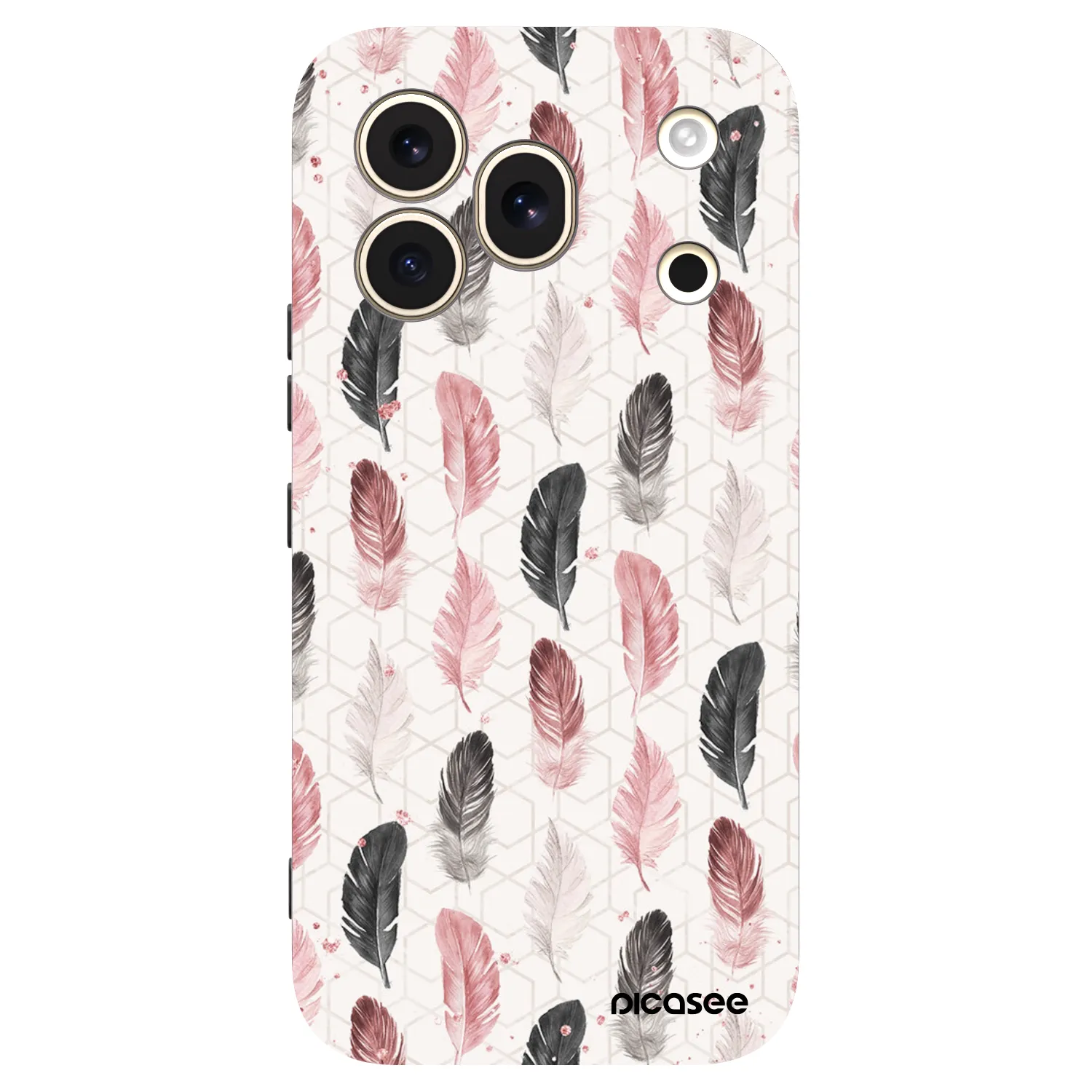 Picasee crna silikonska maskica za Honor 600 Pro - Feather 2