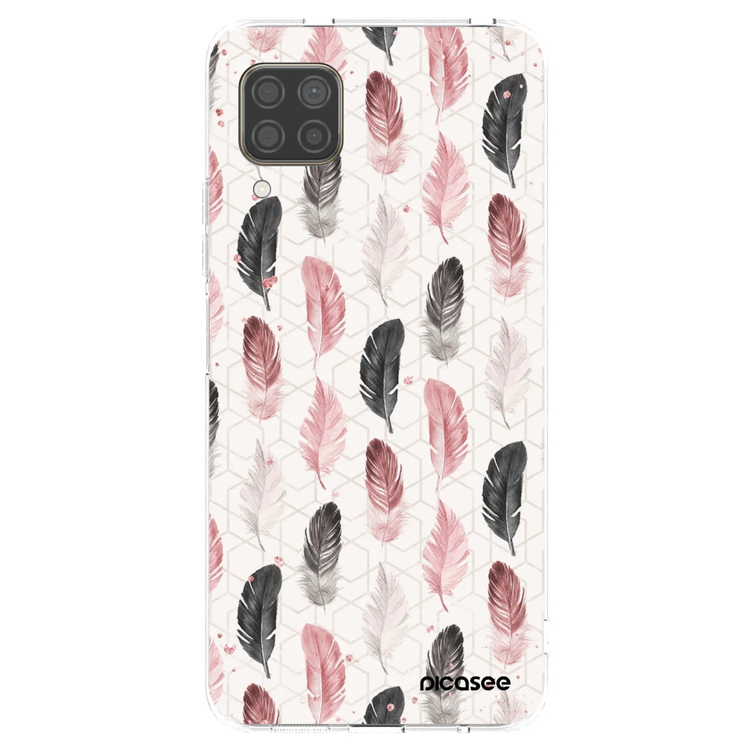 Picasee silikonska prozirna maskica za Huawei P40 Lite - Feather 2