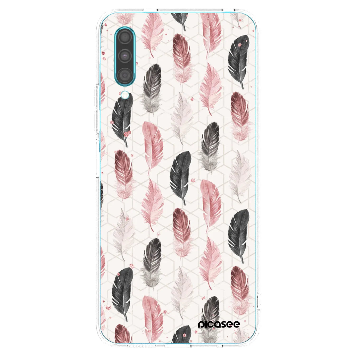 Picasee silikonska prozirna maskica za Samsung Galaxy A30s A307F - Feather 2