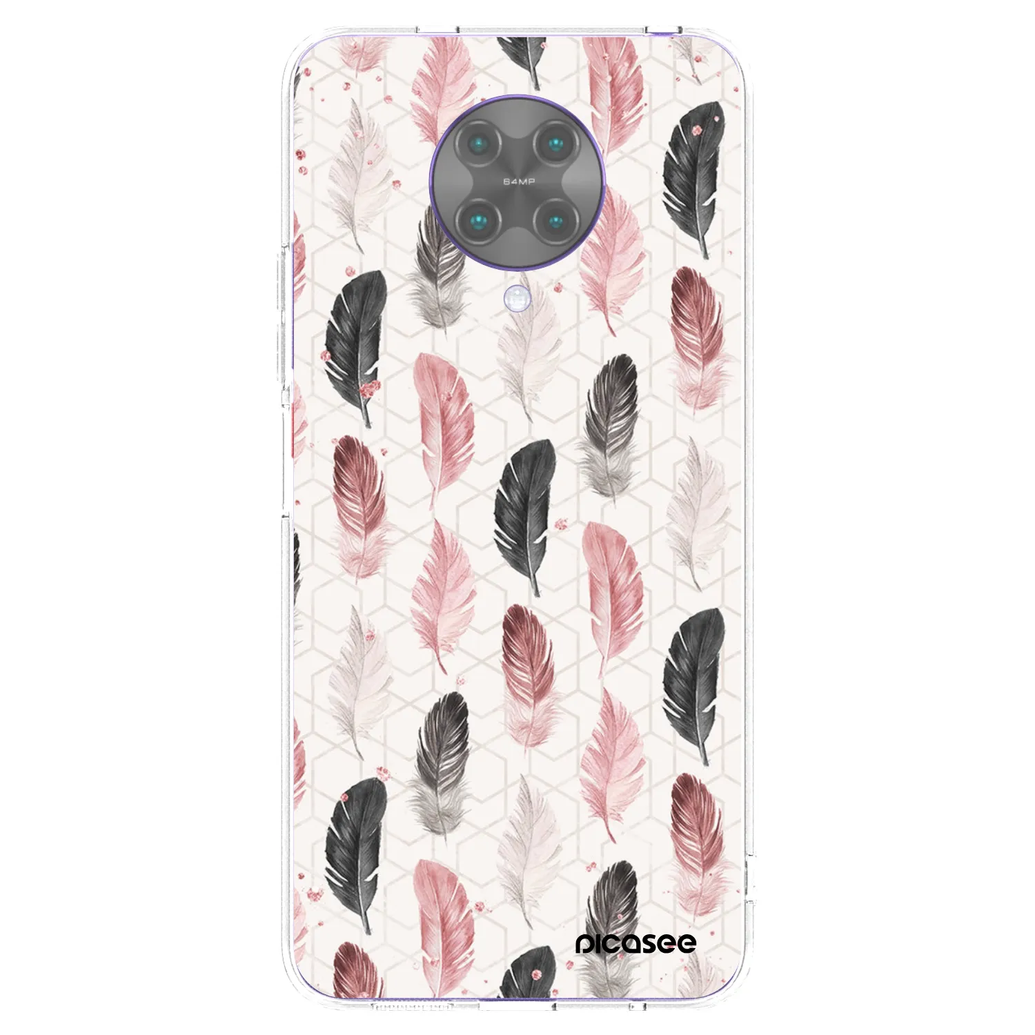 Picasee silikonska prozirna maskica za Xiaomi Poco F2 Pro - Feather 2