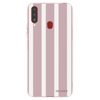 Picasee silikonska prozirna maskica za Samsung Galaxy A20s - Velvet sun