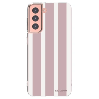 Picasee silikonska prozirna maskica za Samsung Galaxy S21 5G G991B - Velvet sun