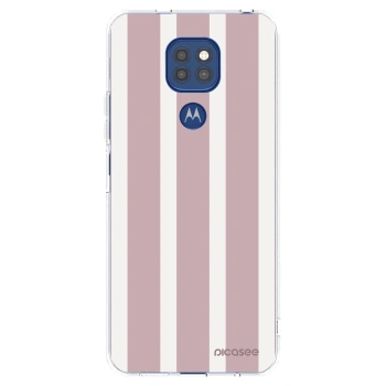 Picasee silikonska prozirna maskica za Motorola Moto G9 Play - Velvet sun