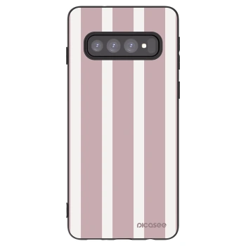 Picasee crna silikonska maskica za Samsung Galaxy S10 G973 - Velvet sun
