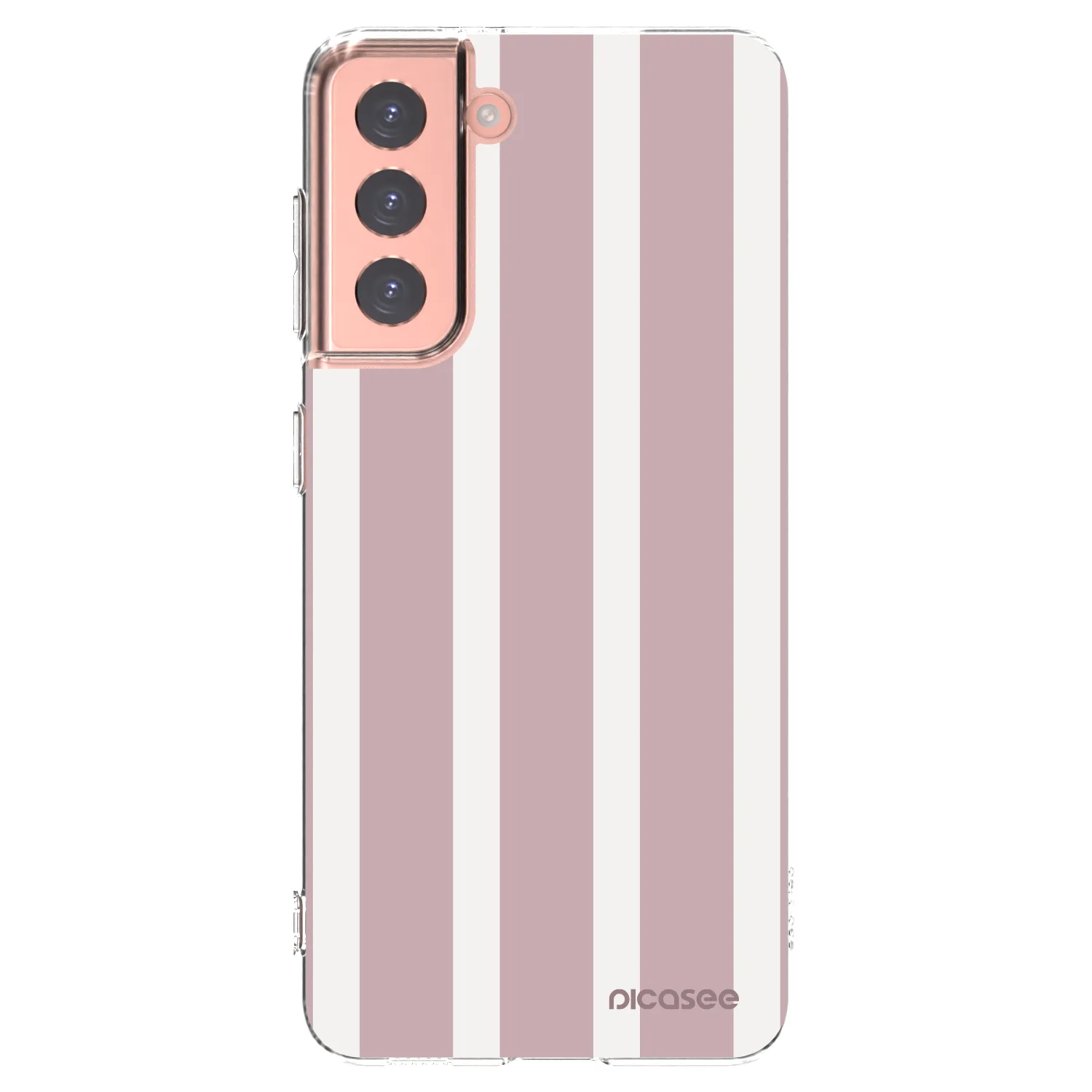 Picasee silikonska prozirna maskica za Samsung Galaxy S21 5G G991B - Velvet sun