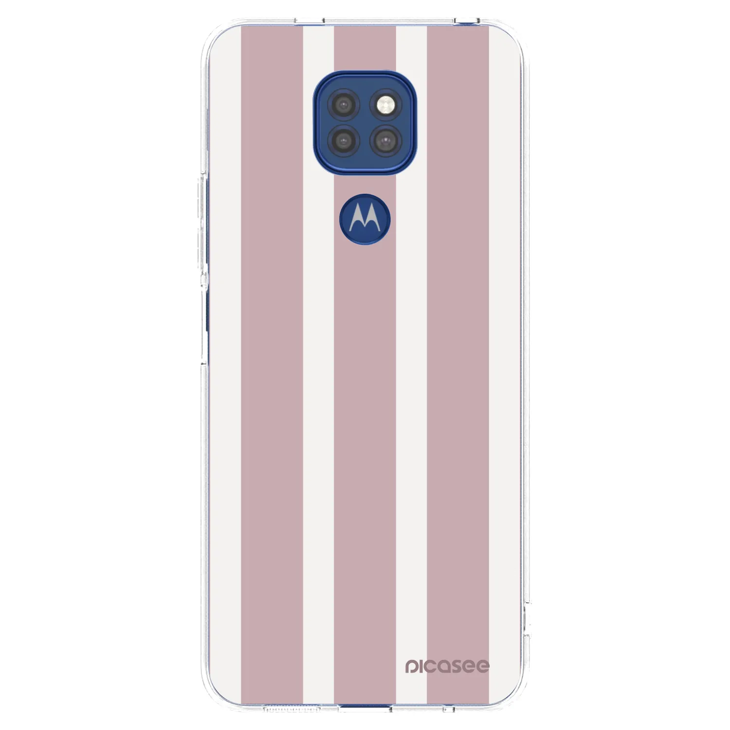 Picasee silikonska prozirna maskica za Motorola Moto G9 Play - Velvet sun