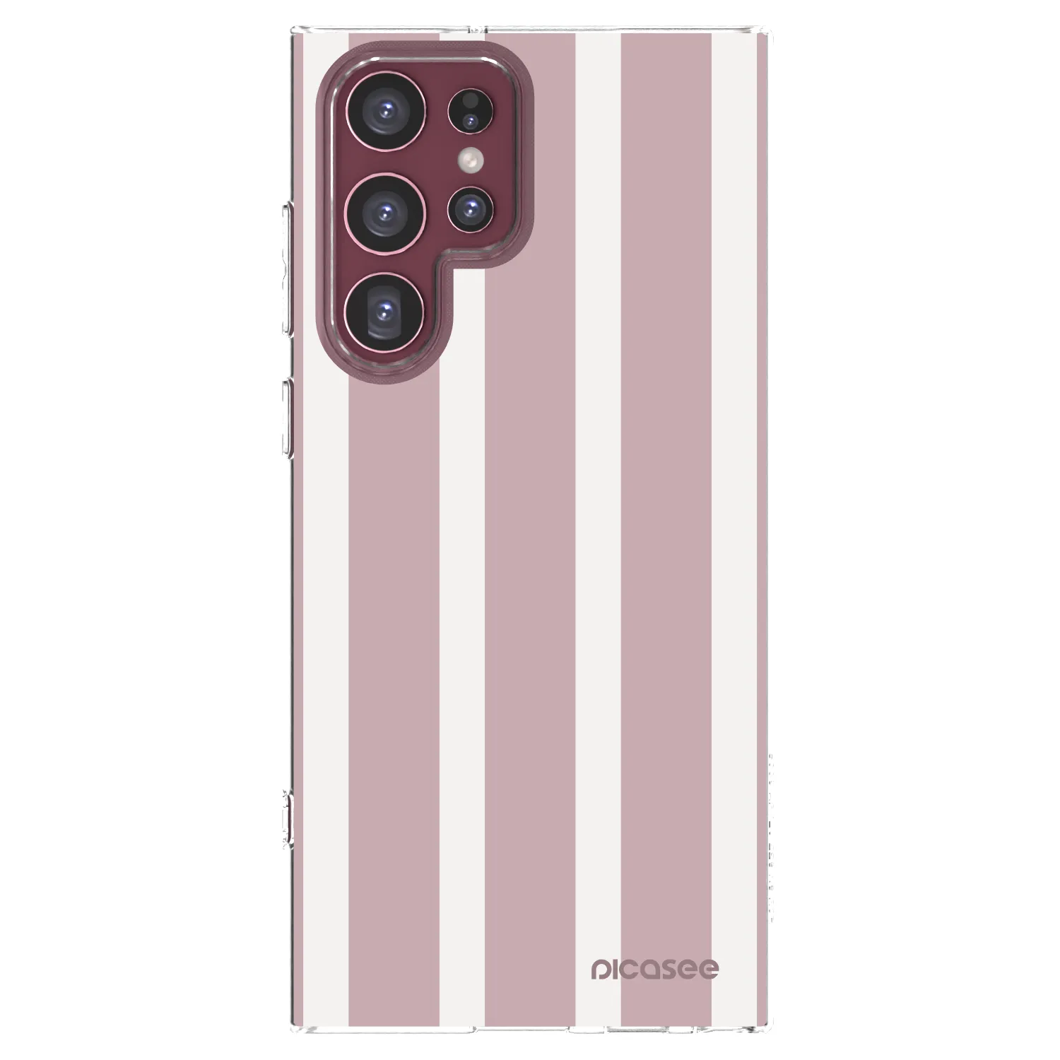 Picasee silikonska prozirna maskica za Samsung Galaxy S22 Ultra 5G - Velvet sun