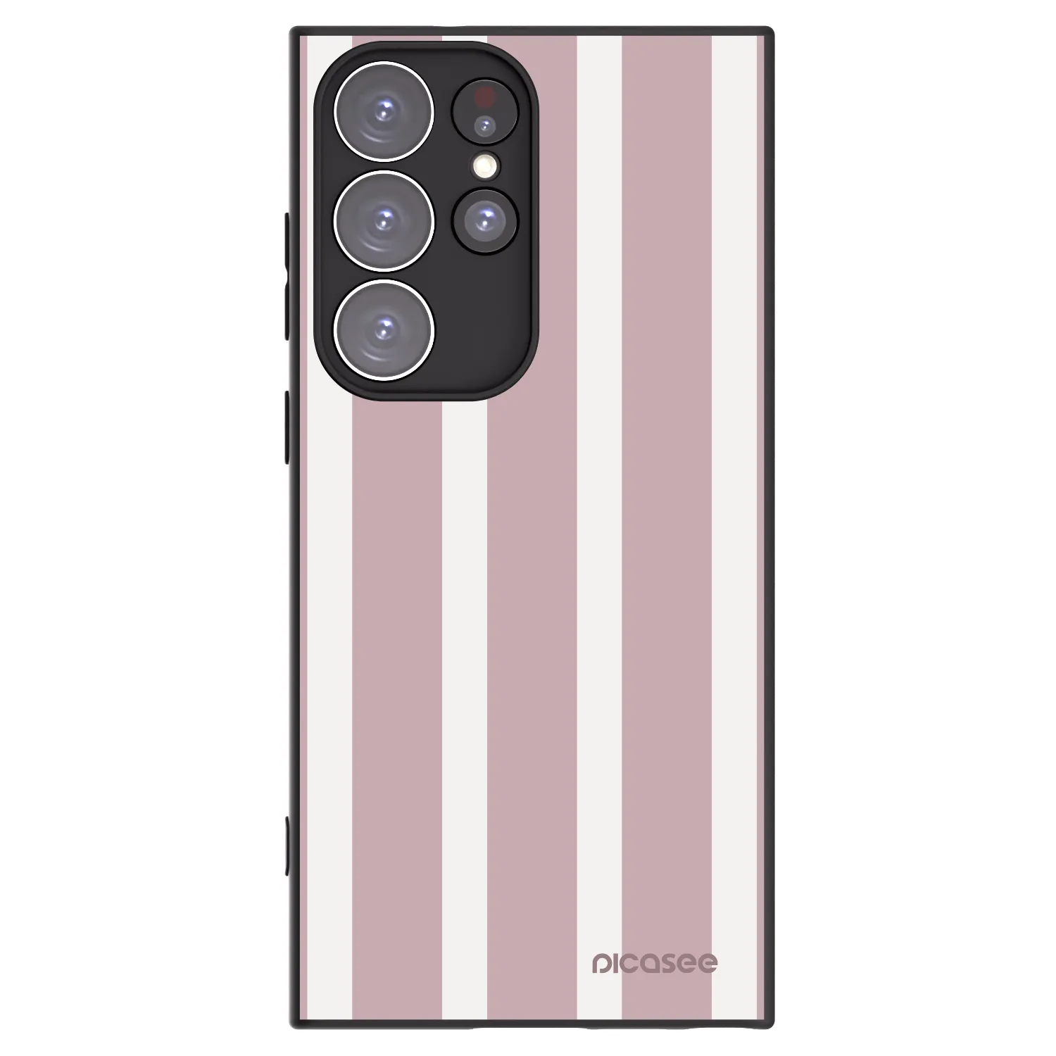 Picasee crna silikonska maskica za Samsung Galaxy S23 Ultra 5G - Velvet sun