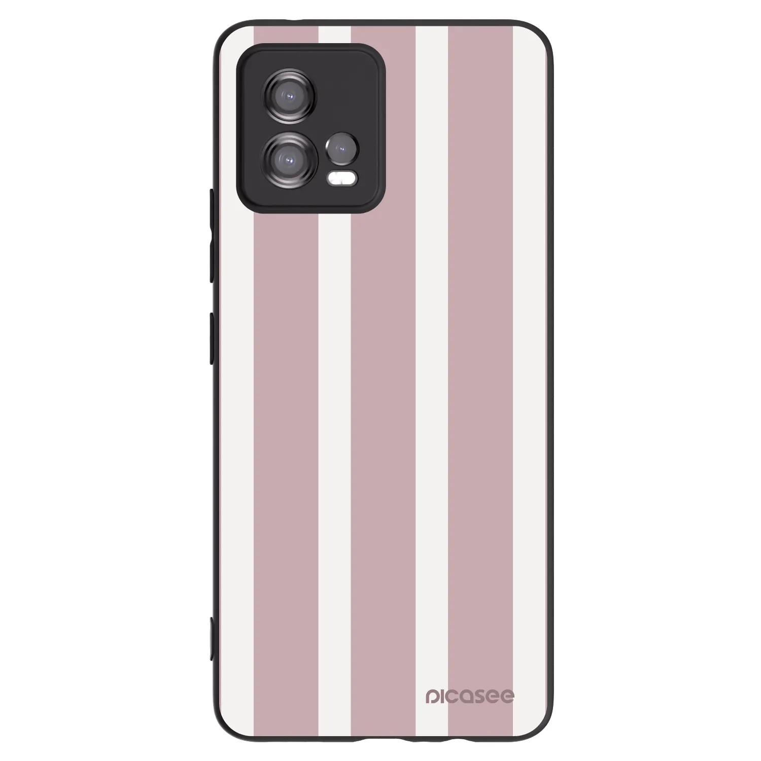 Picasee crna silikonska maskica za Motorola Moto G72 - Velvet sun