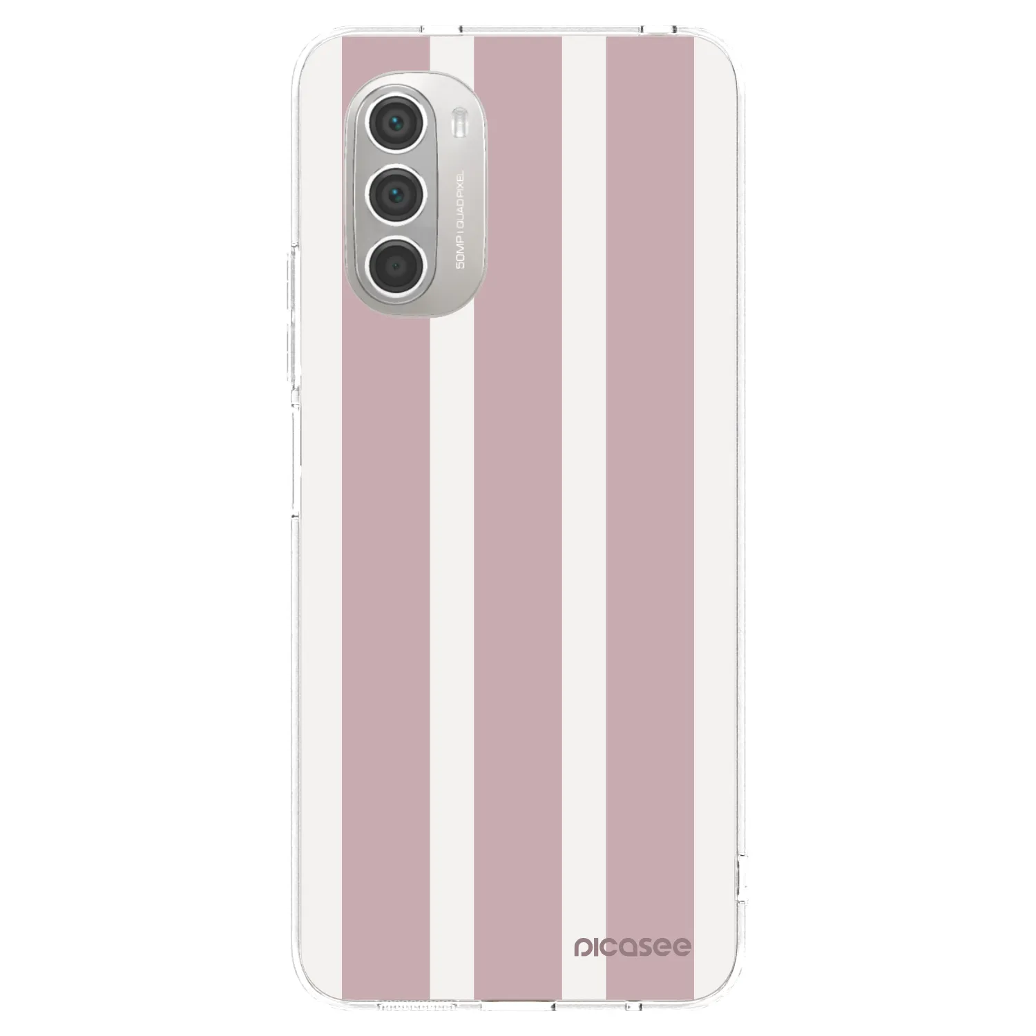 Picasee silikonska prozirna maskica za Motorola Moto G51 - Velvet sun