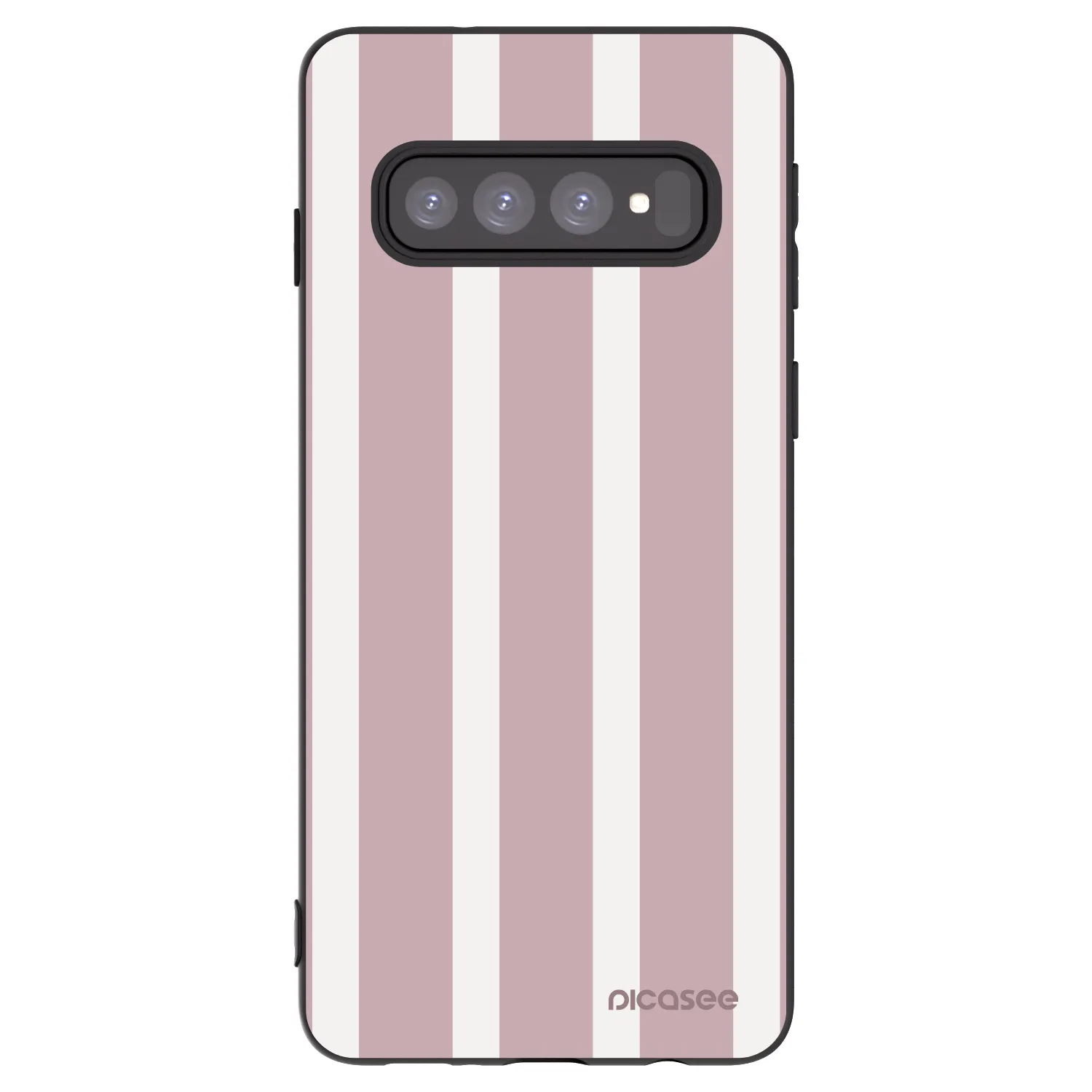 Picasee crna silikonska maskica za Samsung Galaxy S10 G973 - Velvet sun