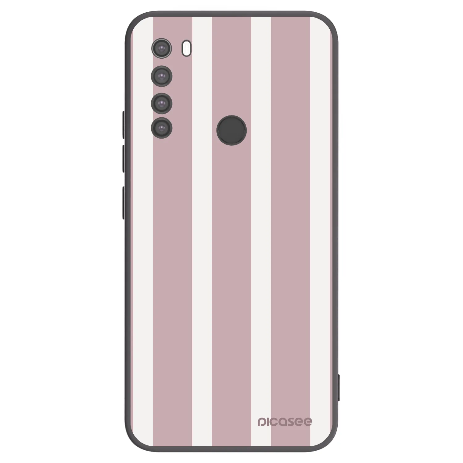 Picasee crna silikonska maskica za Xiaomi Redmi Note 8 - Velvet sun