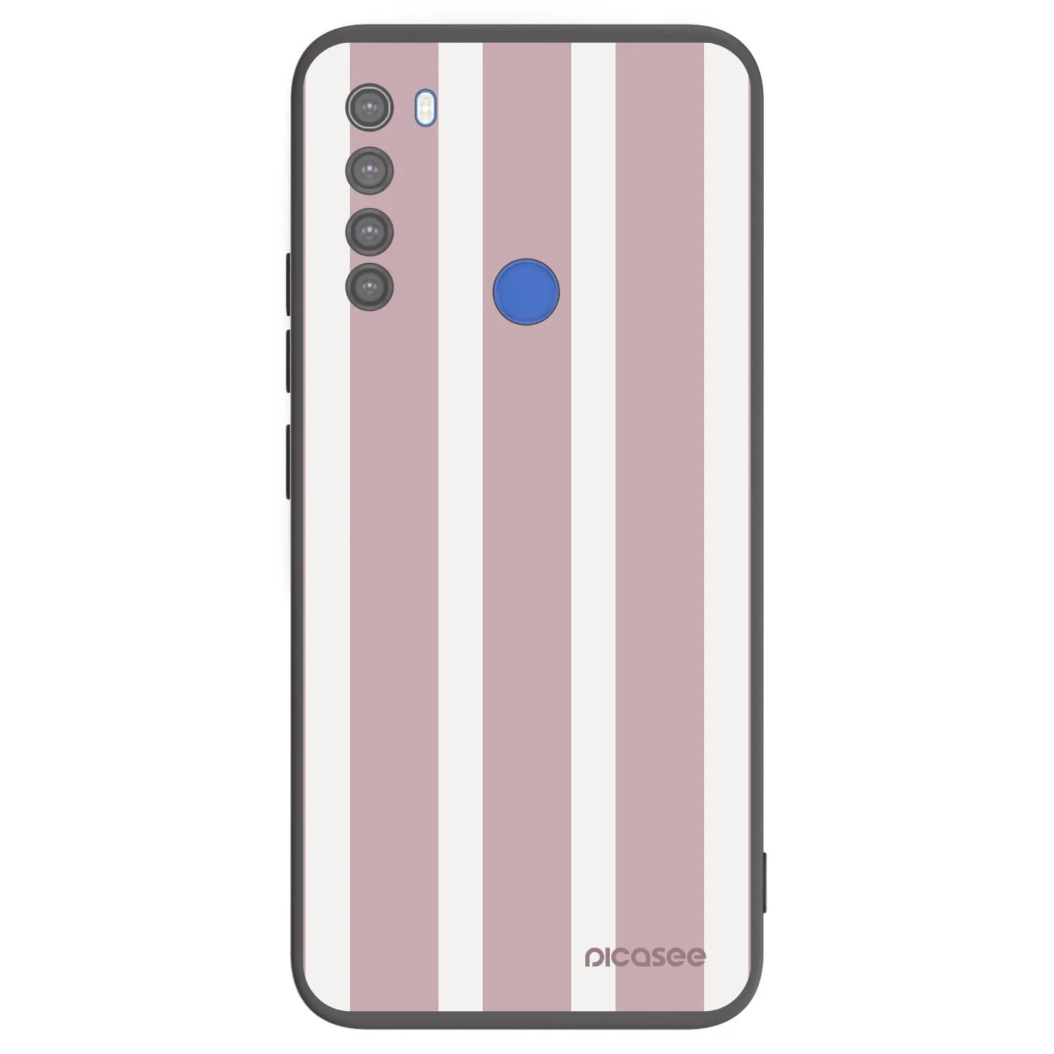 Picasee crna silikonska maskica za Xiaomi Redmi Note 8T - Velvet sun