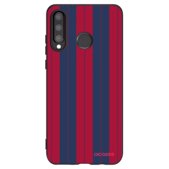 Picasee crna silikonska maskica za Huawei P30 Lite - Yacht club