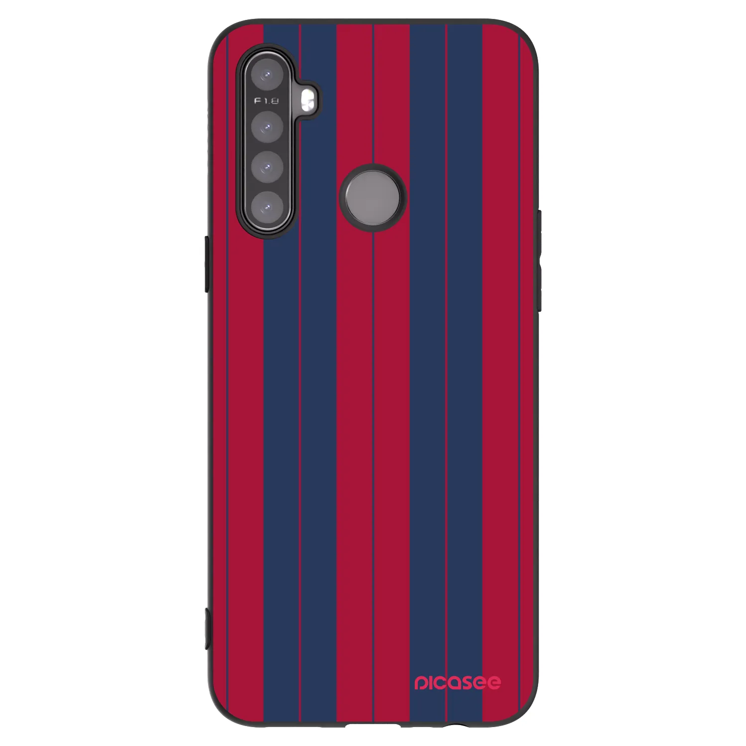 Picasee crna silikonska maskica za Realme 5 - Yacht club