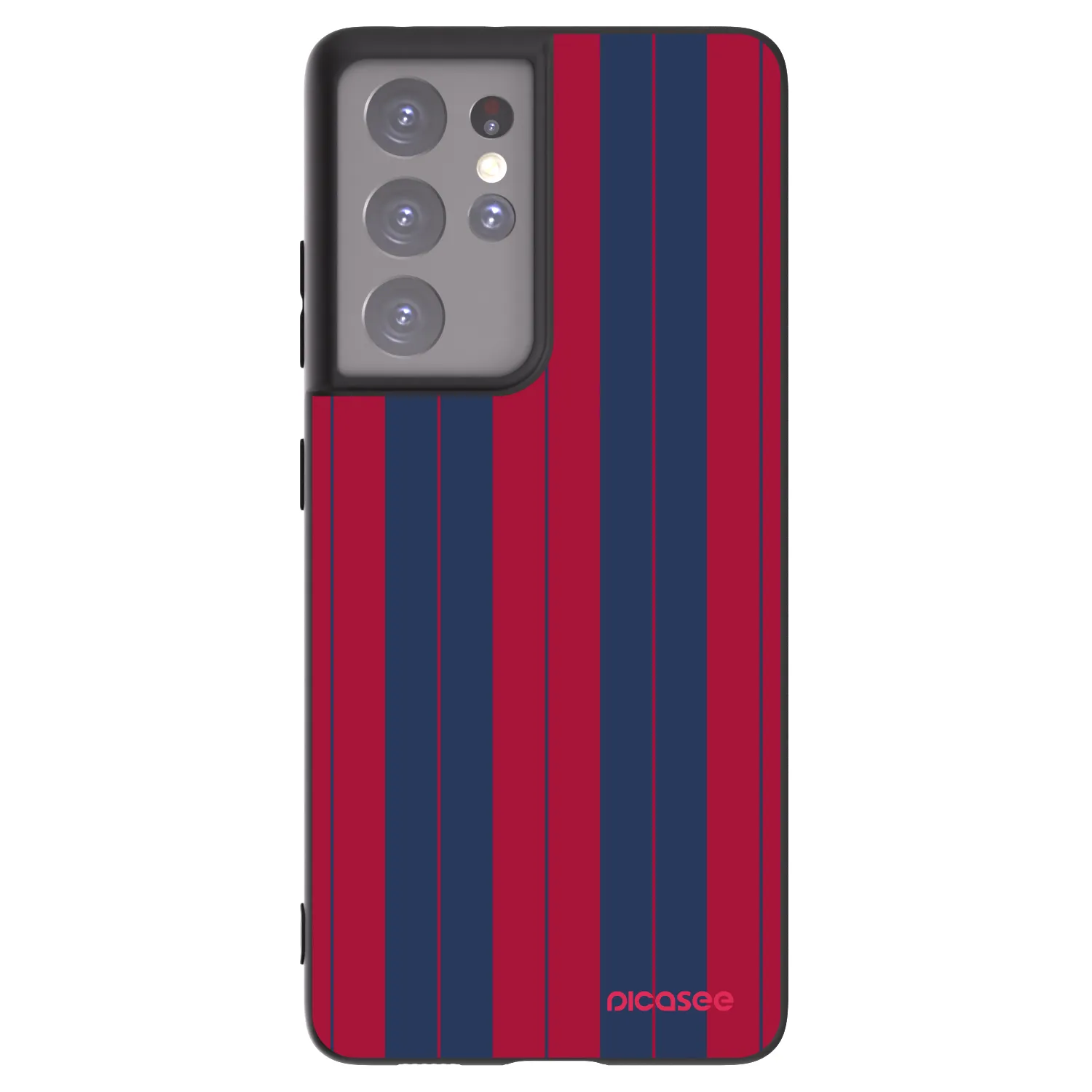 Picasee crna silikonska maskica za Samsung Galaxy S21 Ultra 5G G998B - Yacht club