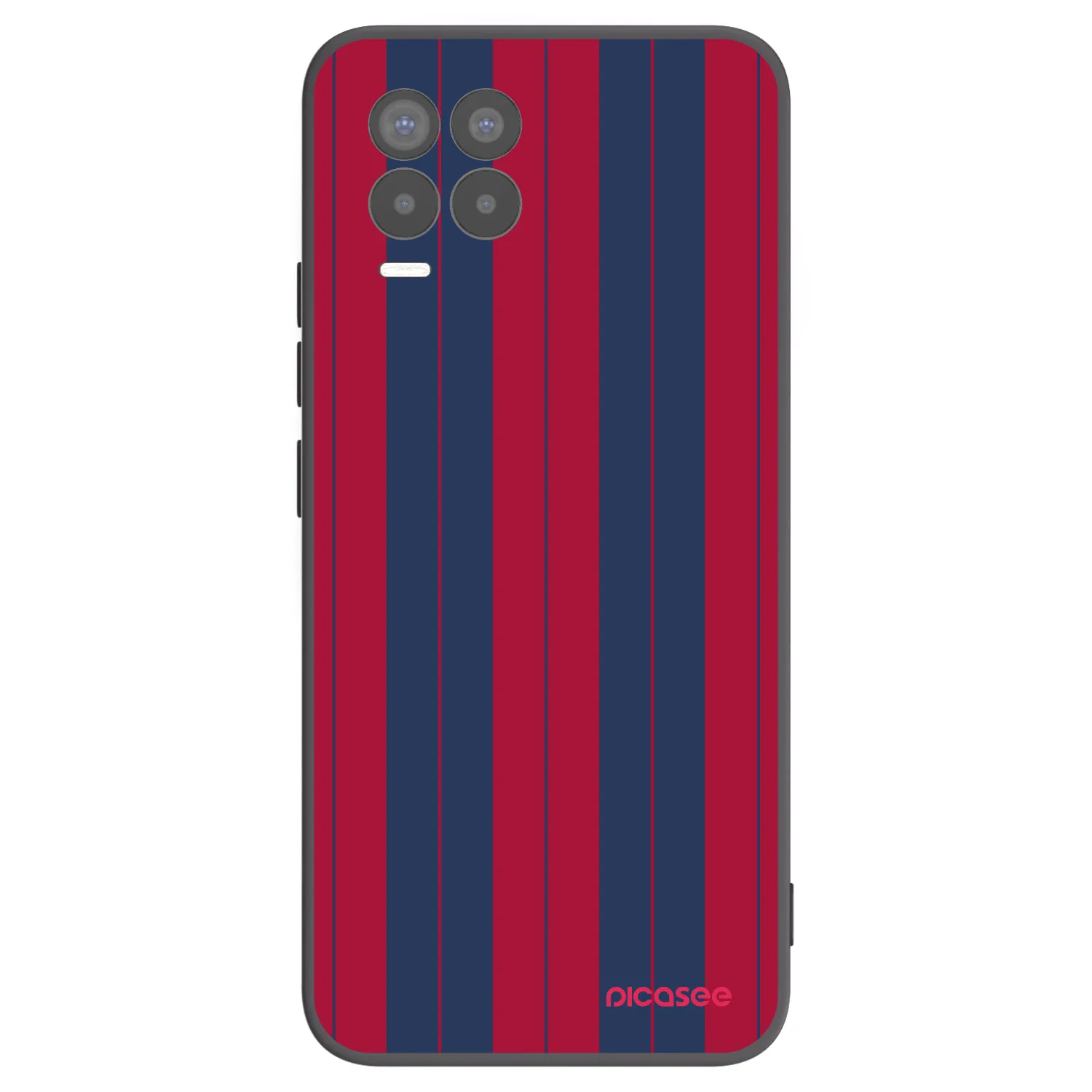 Picasee crna silikonska maskica za Realme 8 4G - Yacht club