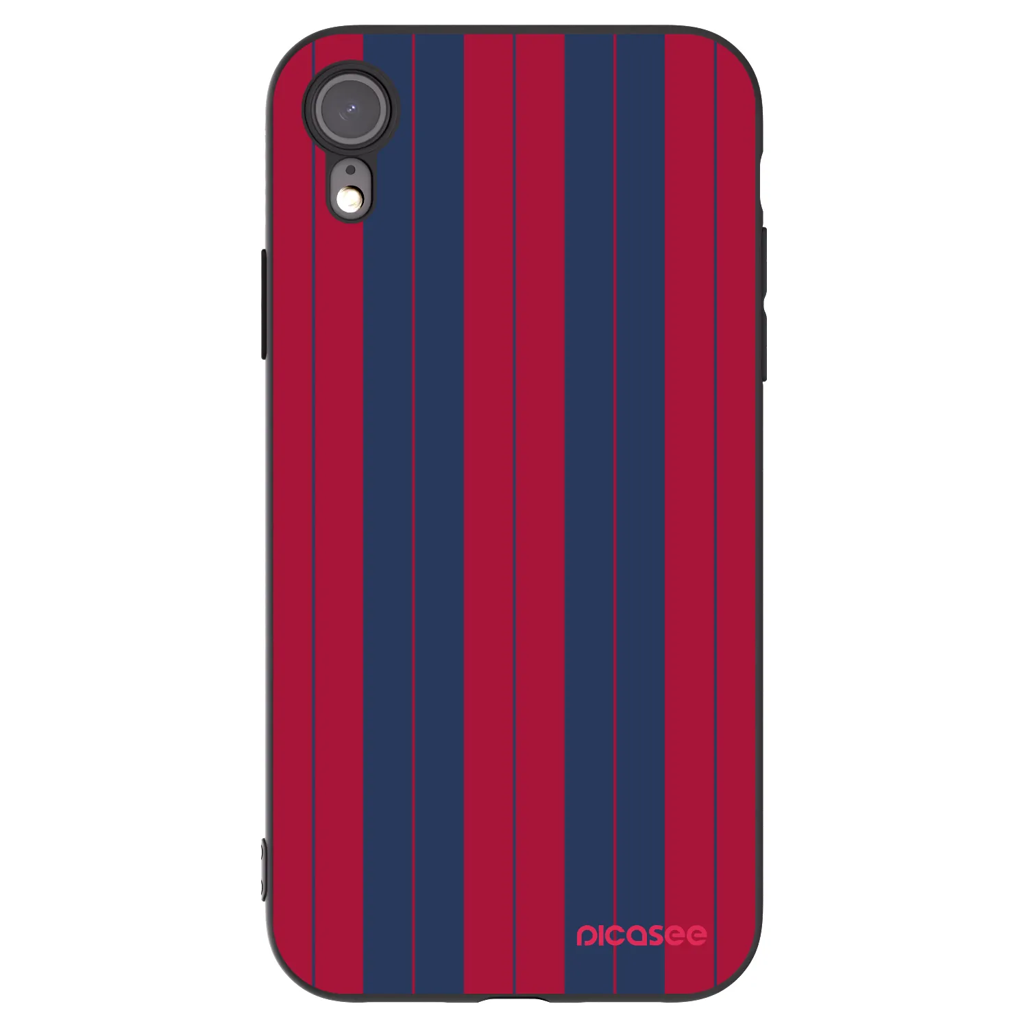 Picasee crna silikonska maskica za Apple iPhone XR - Yacht club
