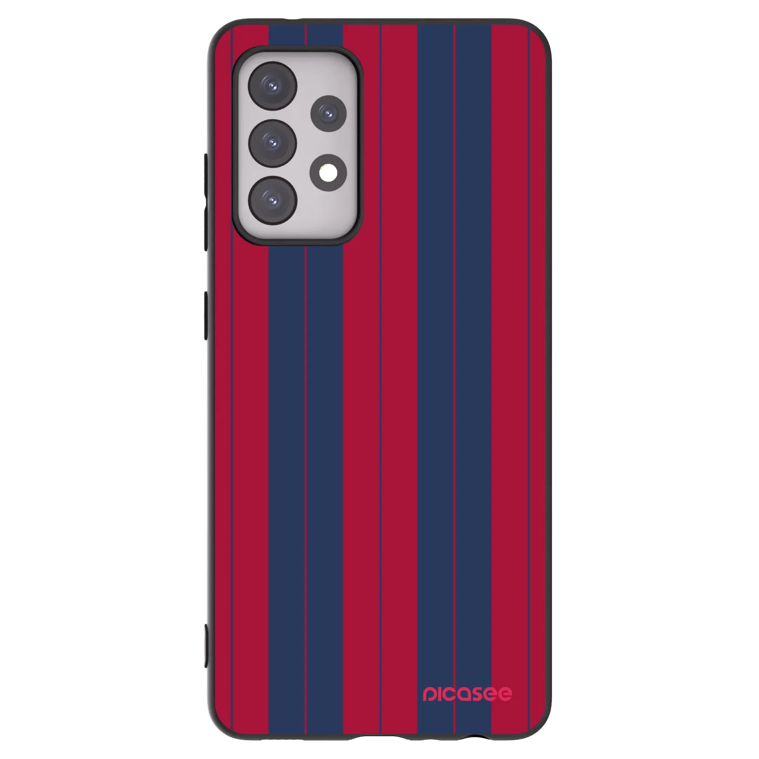 Picasee crna silikonska maskica za Samsung Galaxy A52s 5G A528B - Yacht club