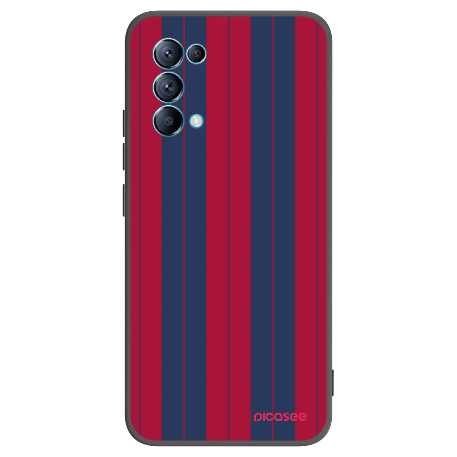Picasee crna silikonska maskica za OPPO A16s - Yacht club